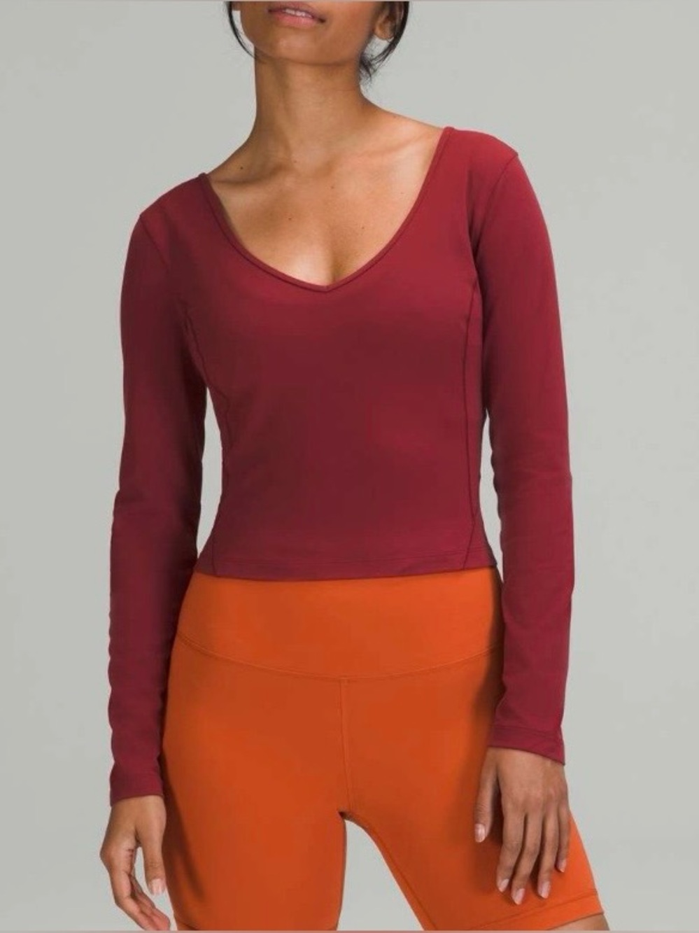 Lululemon Align Long Sleeve Shirt Mulled Wine
Size S